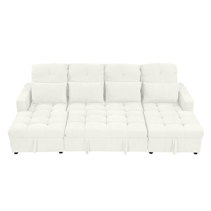 Merax Oversized U-shaped Sofa Versatile Sectional Sofa