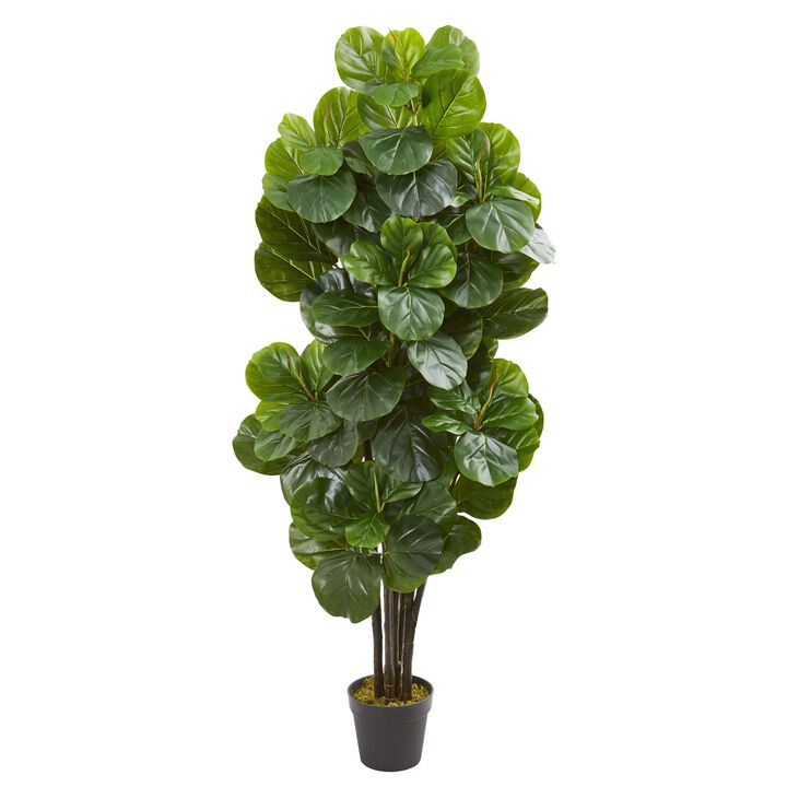 Hivvago 5 Feet Fiddle Leaf Fig Artificial Tree