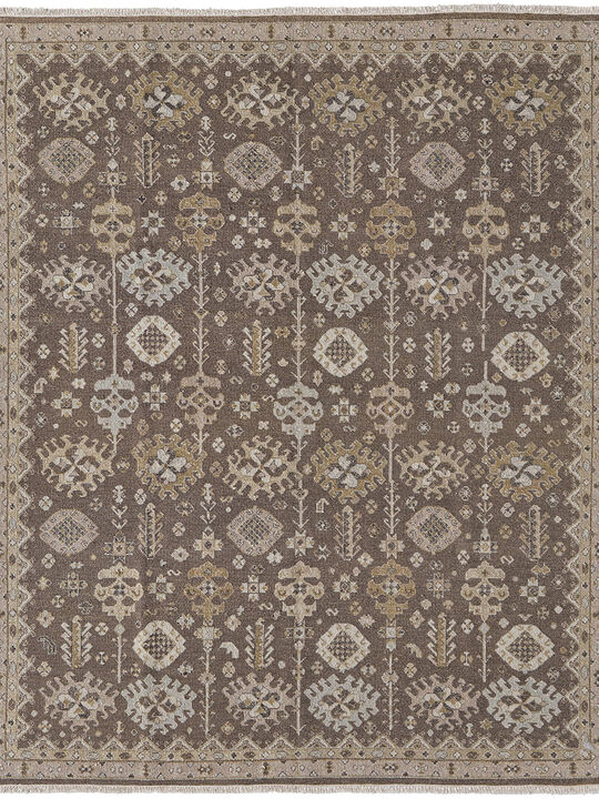 Corbitt 0610F 5'6" x 8'6" Brown/Ivory Rug