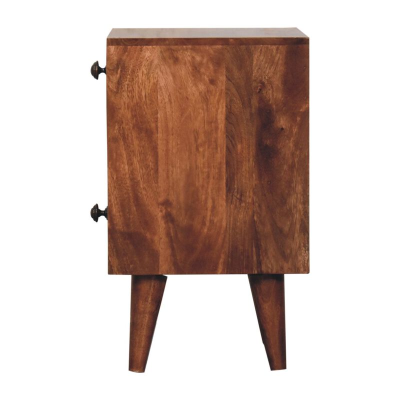 Artisan Furniture Solid Wood Mini Classic Multi Honey Caramel Bedside