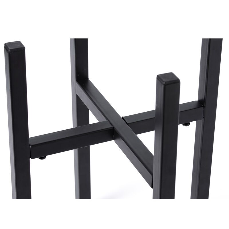 Adjustable Metal Plant Holder, Flower Pot Stand Expands from 9.5- 14.5 Inches