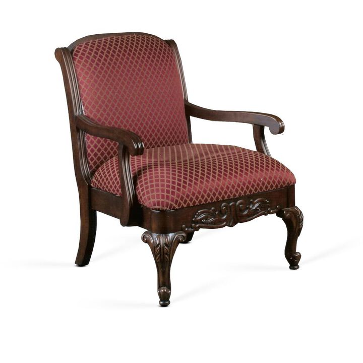 Comfort Pointe Safari Magenta Arm Chair