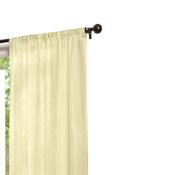 Commonwealth Thermasheer Weather Shield Insulated Pocket Top Panel - 50"x95" - Ivory
