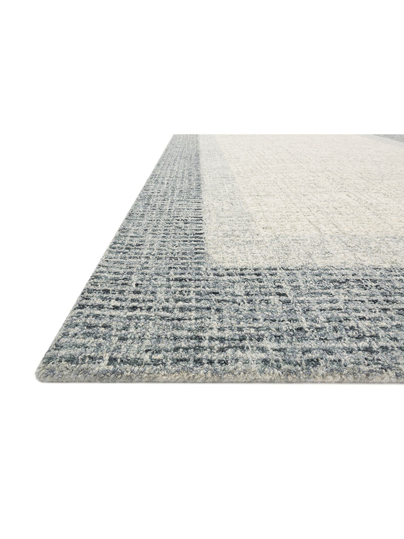 Rosina ROI01 Grey/Blue 5' x 7'6" Rug