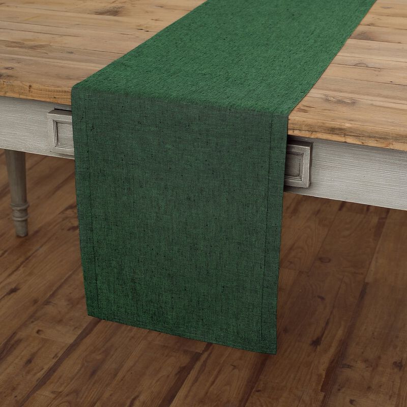 Solino Home 100% Pure Linen Table Runner | Athena for Thanksgiving, Christmas