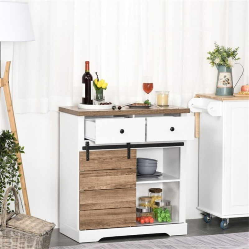 Multi-Purpose Sideboard Buffet Cabinet for Kitchen and Dining Room