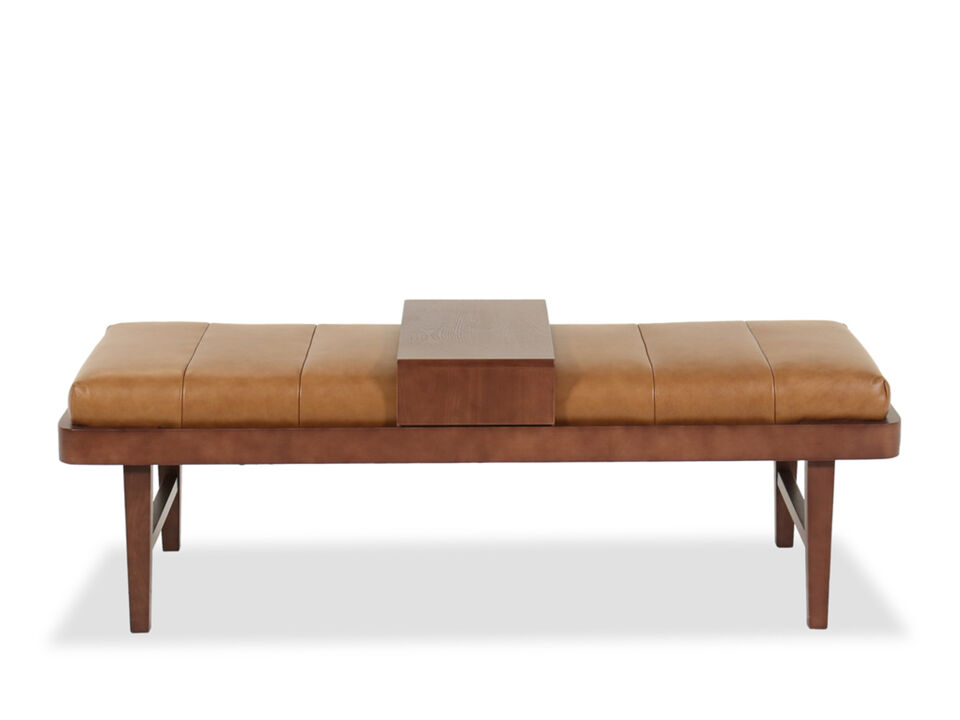 Dakota Saddle Bench Ottoman