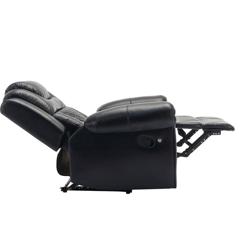Merax Manual Recliner Chair with LED Light Strip