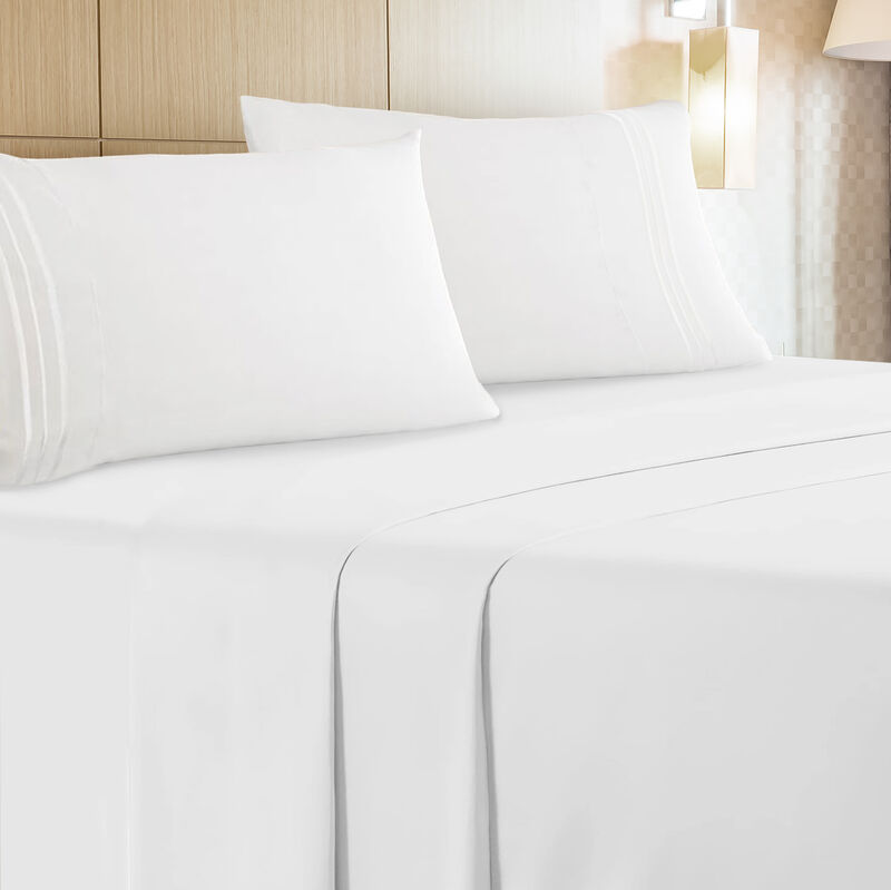 1800 Series Double Brushed Cooling Microfiber Sheet Set