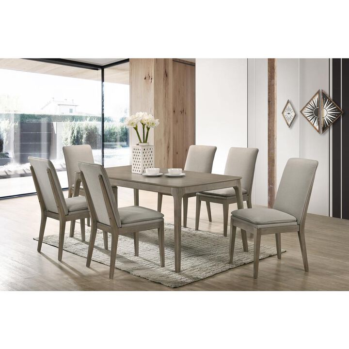 New Classic Furniture Maggie Dining Table W / 4 Natural Chairs