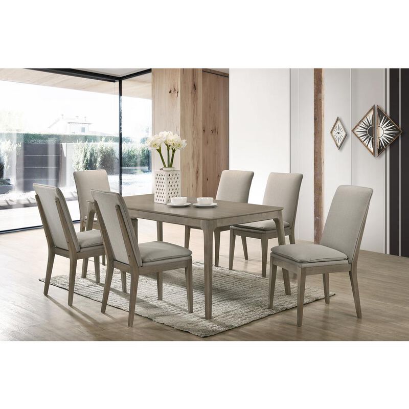 New Classic Furniture Maggie Dining Table W / 4 Natural Chairs