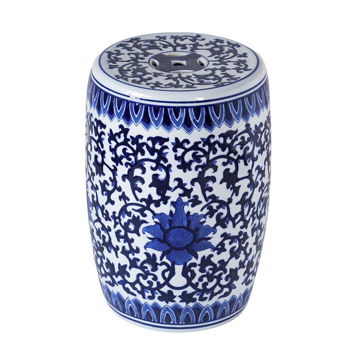 Elegant Classic Garden Stool-Benzara