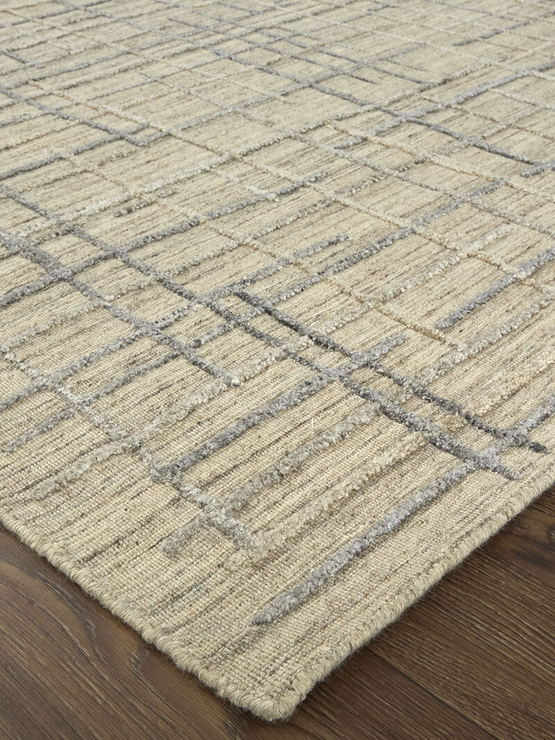 Kirkwood T8001 Beige/Silver 8' x 10' Rug By Thom Filcia