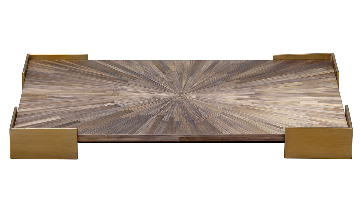 Palm Marquetry Tray