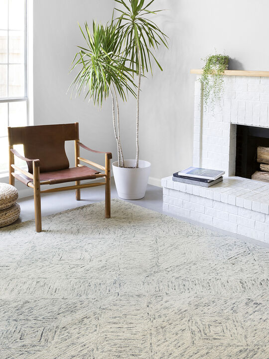 Ziva ZV05 Sky 18" x 18" Sample Rug