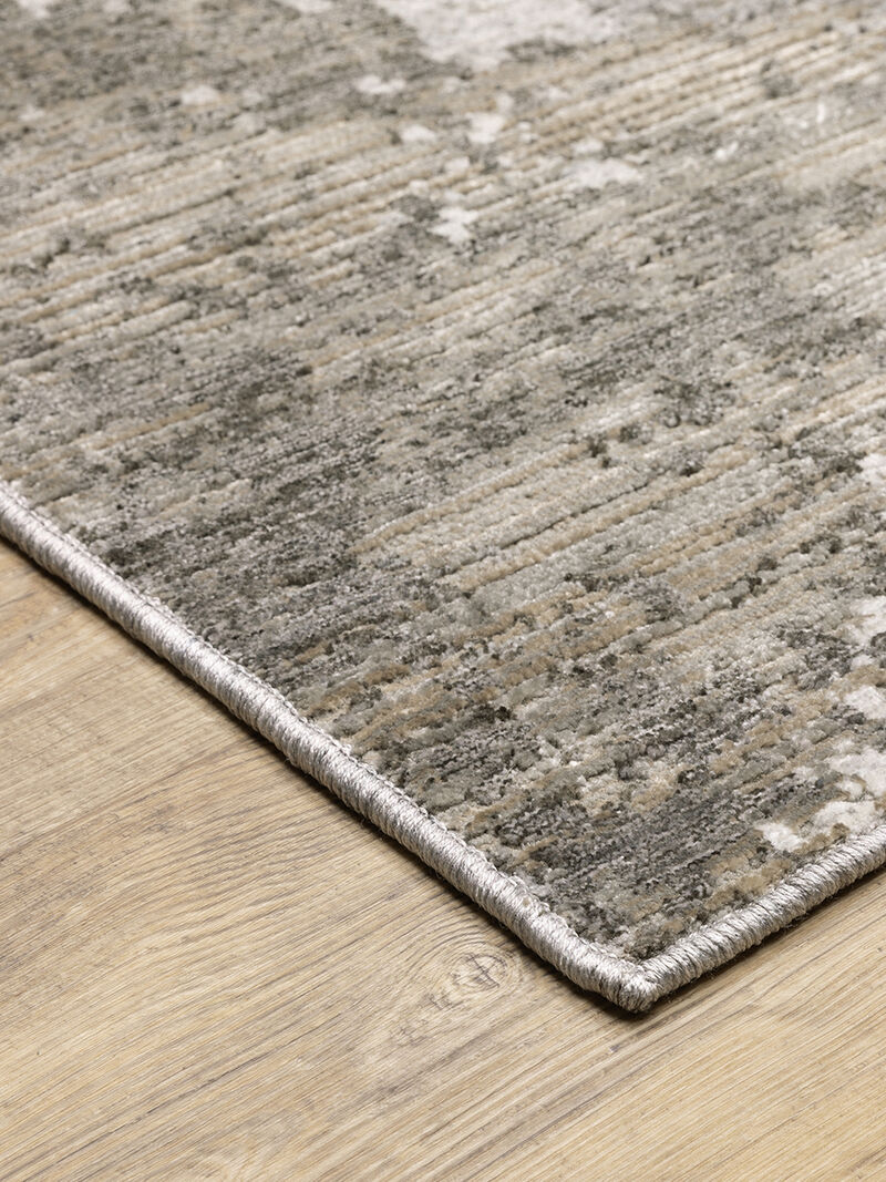 Nebulous 5'3" x 7'6" Grey Rug
