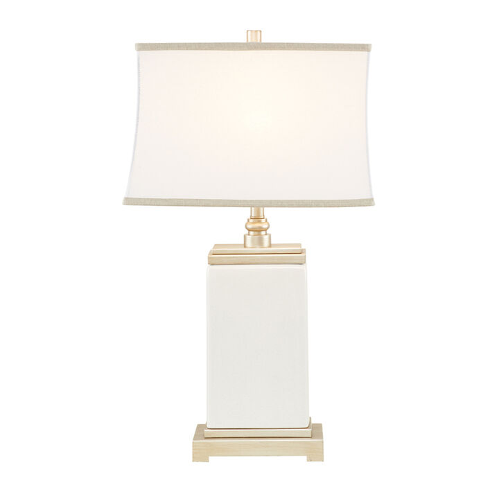 Colette Rectangular Ceramic Table Lamp