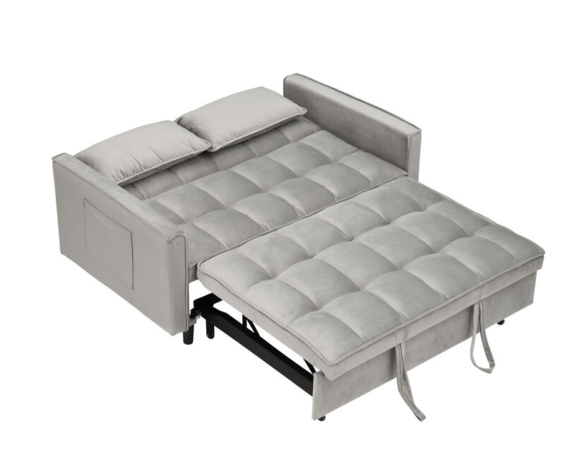 Merax Velvet Loveseat Futon Sofa Couch