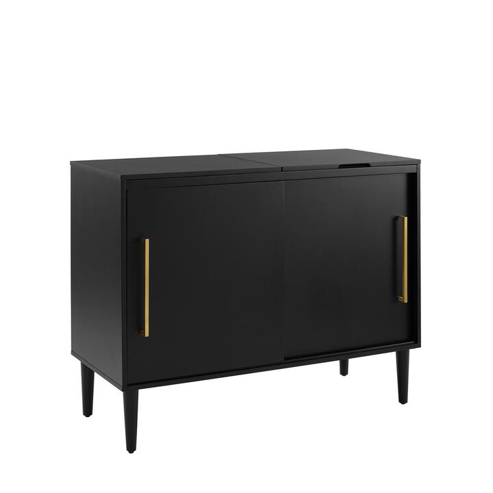 Crosley Furniture Everett Media Console Matte Black