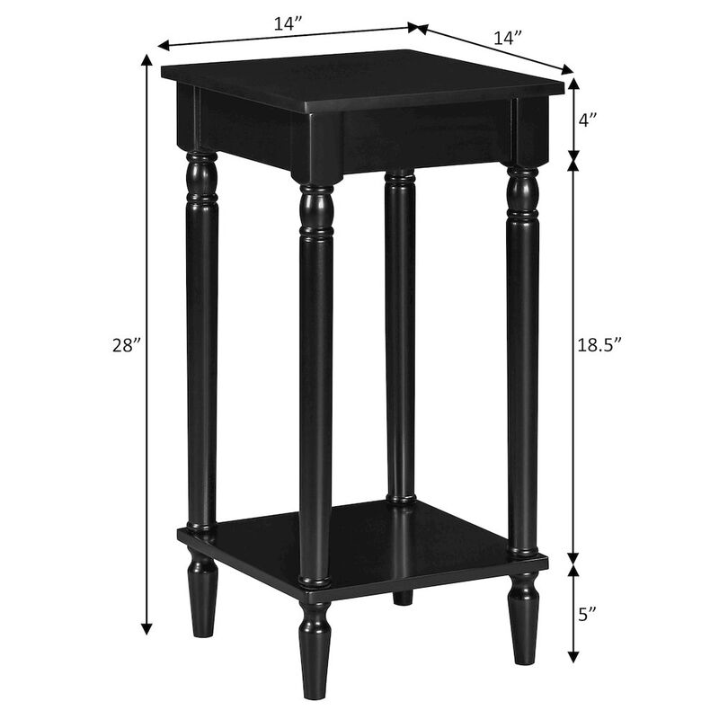Convenience Concepts French Country Kim End Table with Shelf