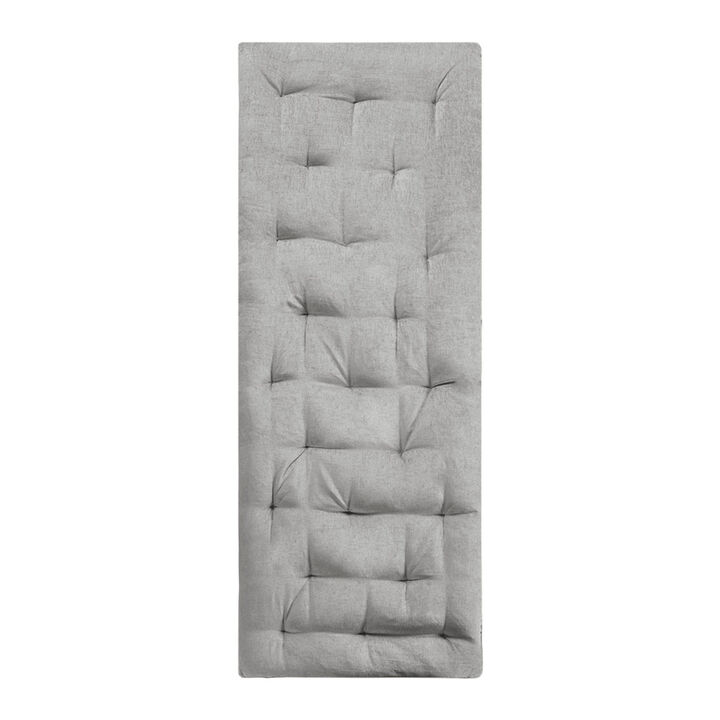 Gracie Mills Lucien Chenille Lightweight Long Lounger Floor Pillow Cushion