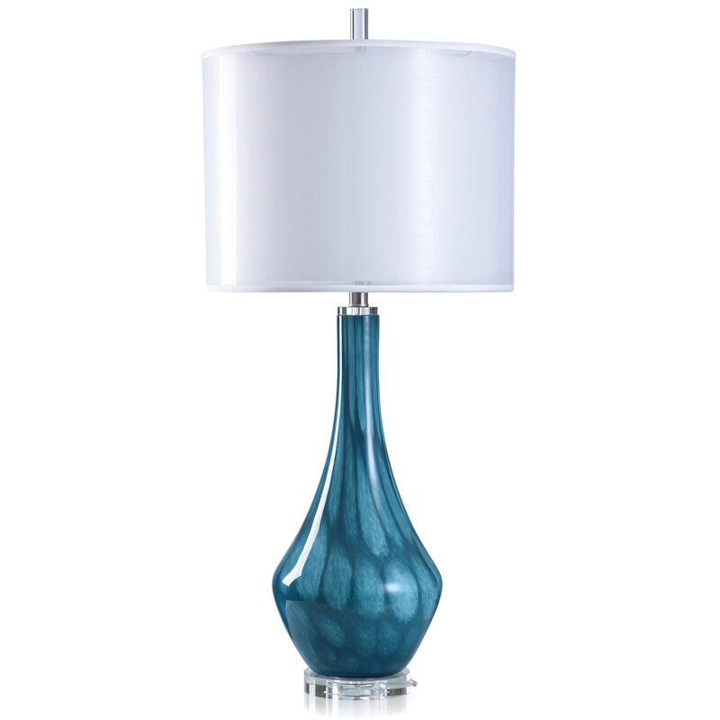 Tortoise Teal Table Lamp