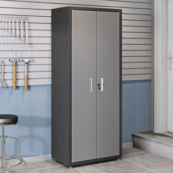 Fortress Grey Garage Cabinet
