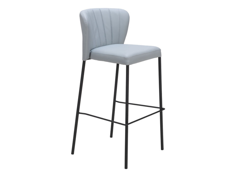 Linz Barstool (Set of 2) Gray