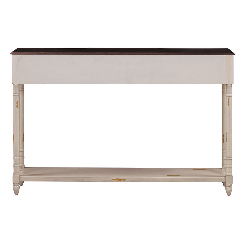 Merax Chic Console Table with Drawers for Entryway