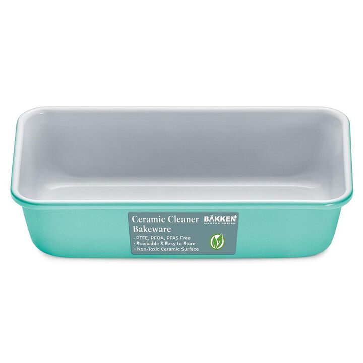 Premium Loaf Pan 1 lb – Aluminum, Ceramic Non-stick Coating, PTFE & PFOA Free, Even Heat, Non-toxic, 4.7" x 9", Perfect for Pound Cakes, Breads, & More