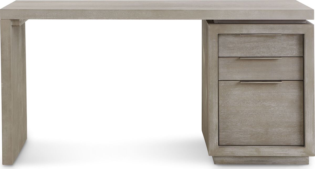 Oxford Three-Drawer Single Pedestal Desk