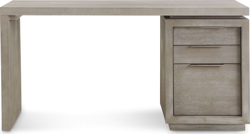Oxford Three-Drawer Single Pedestal Desk