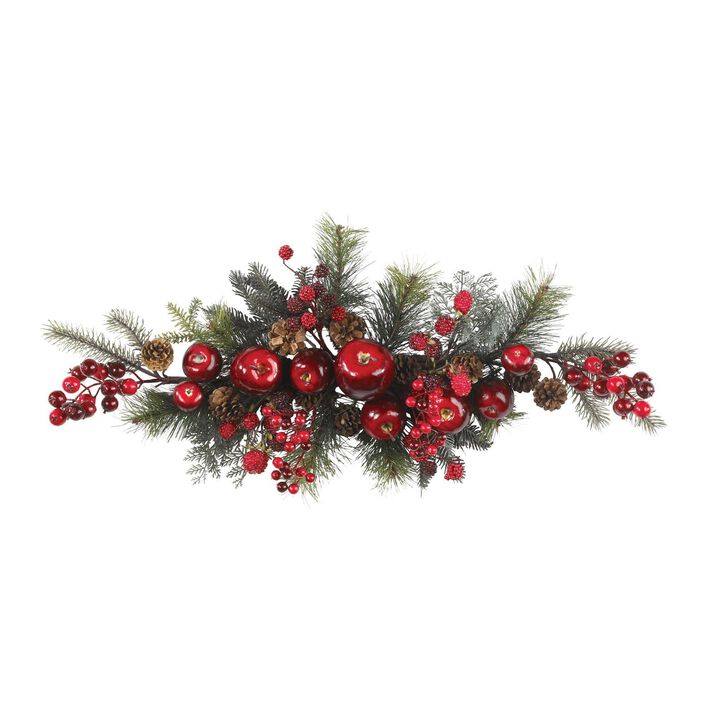Nearly Natural 30-in Apple Berry Swag Nearly Natural 30-in Apple Berry Swag
