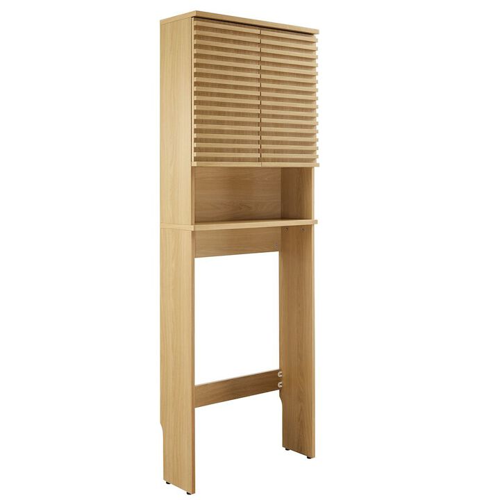 Modway Render Over the Toilet Bathroom Storage Cabinet