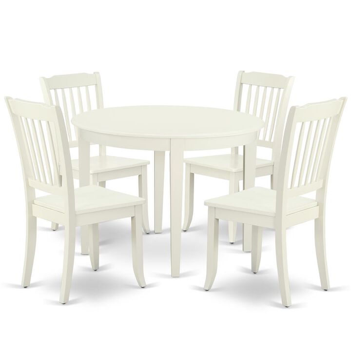 Dining Room Set Linen White