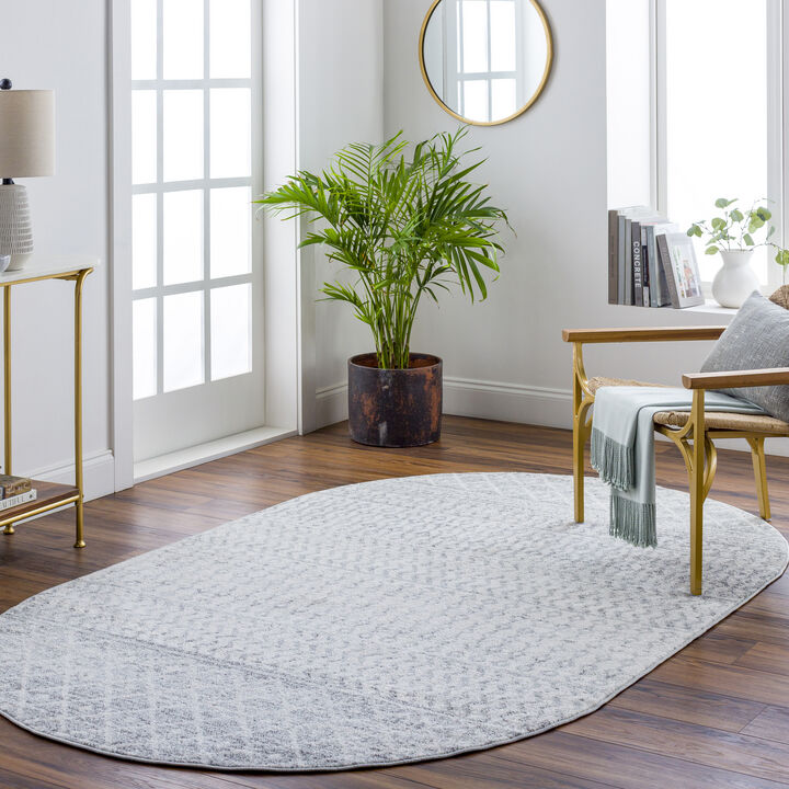 Elaziz ELZ-2345 7'10' x 10'3' Gray Rug