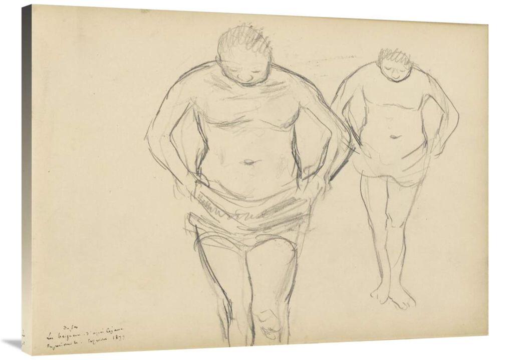 Copies of Cezannes Bathers-Canvas Art-40x30