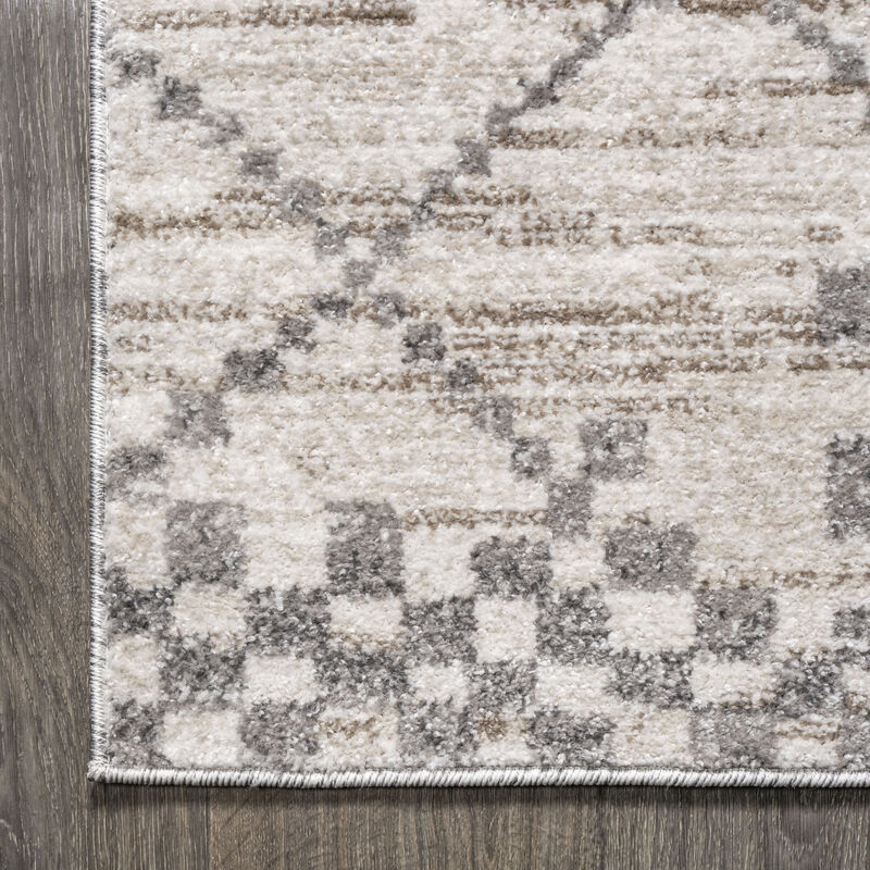 Asilah Moroccan Modern Diamond Area Rug