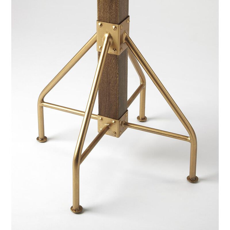 Wood and Gold Coat Rack, Belen Kox
