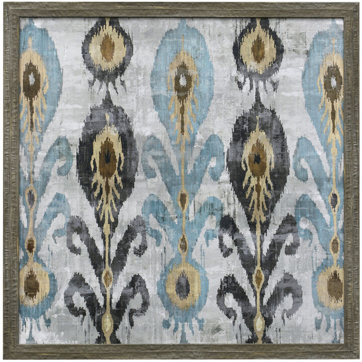 Ikat III Framed Print