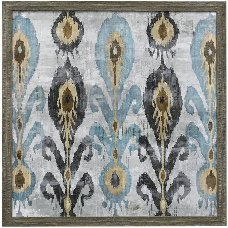 Ikat III Framed Print