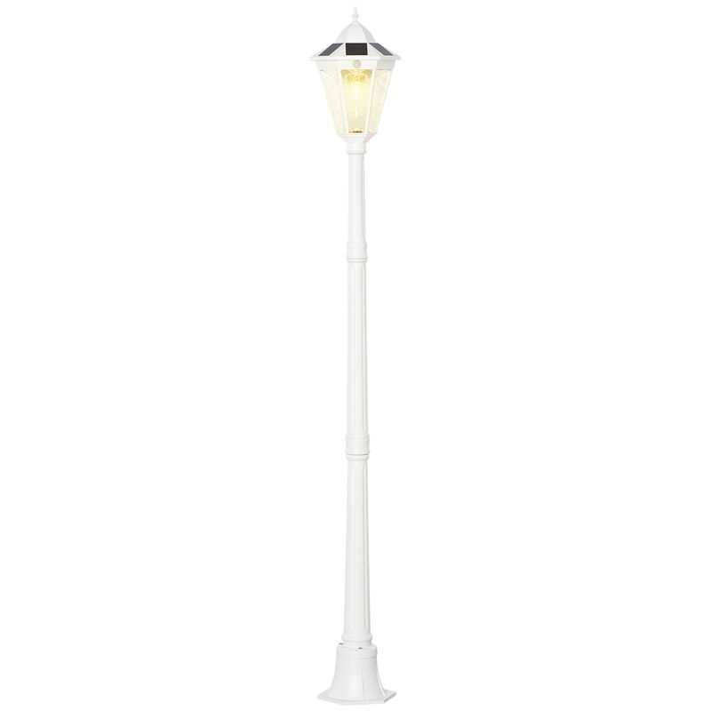 Waterproof Solar Lamp Post with Motion Sensor