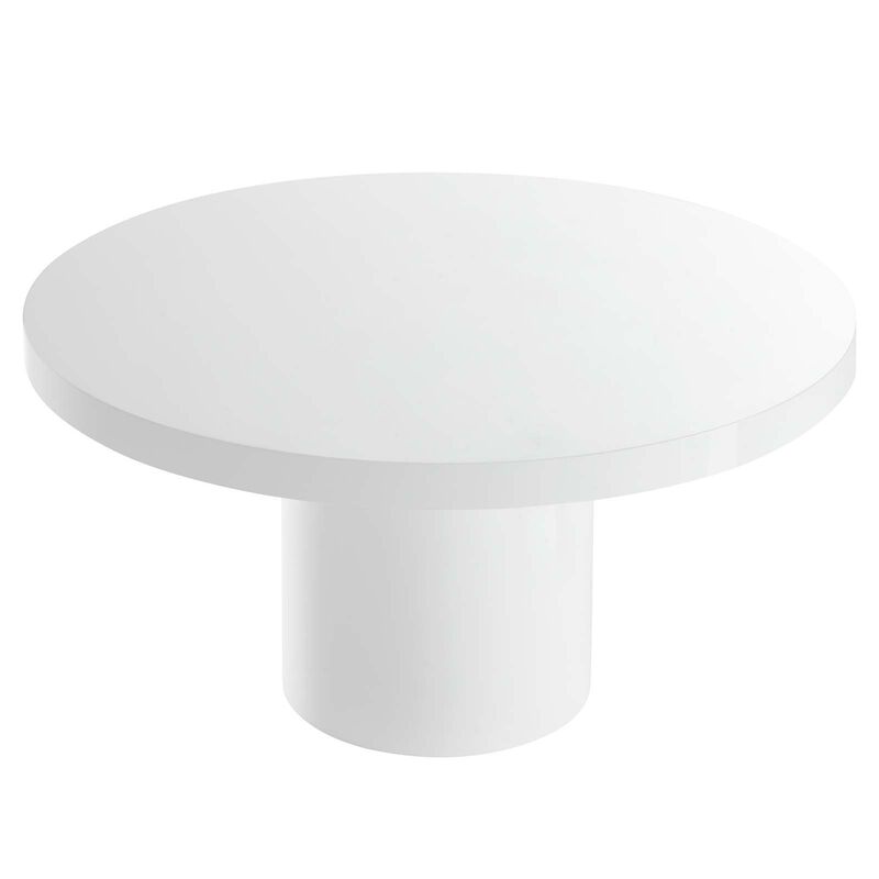 Modway - Gratify 60" Round Dining Table White