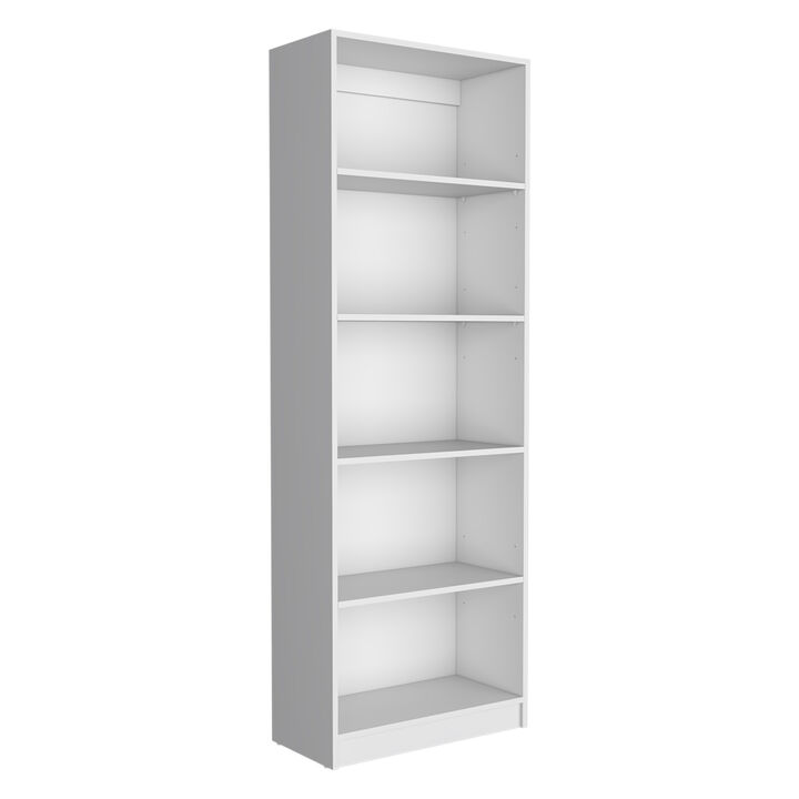 Salina 3 Piece Living Room Set With 3 Bookcases, White