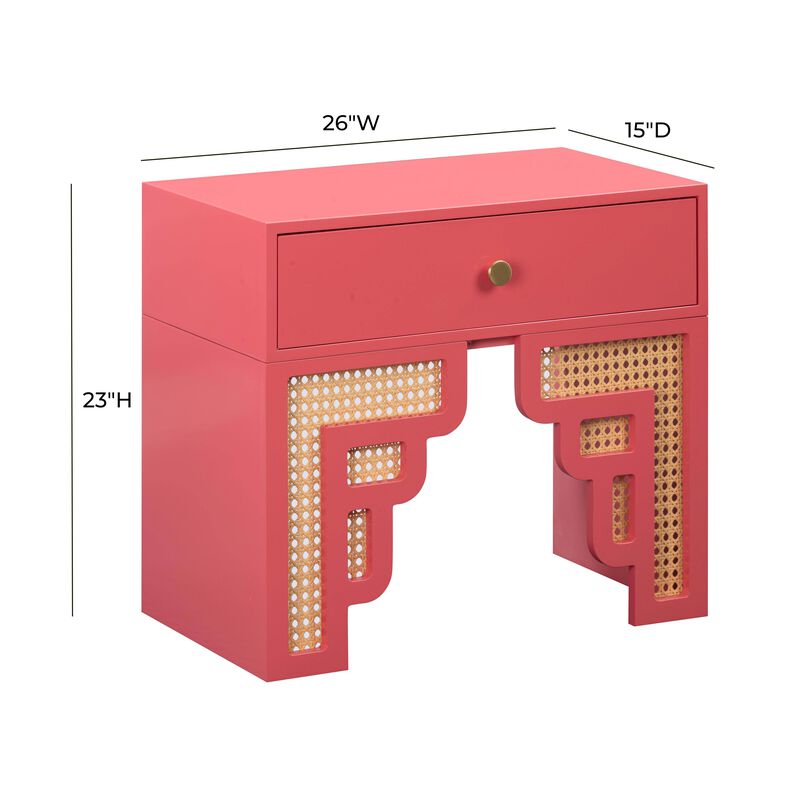 Suzie Rattan Nightstand