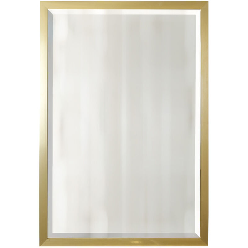 Gold Beveled Framed Mirror