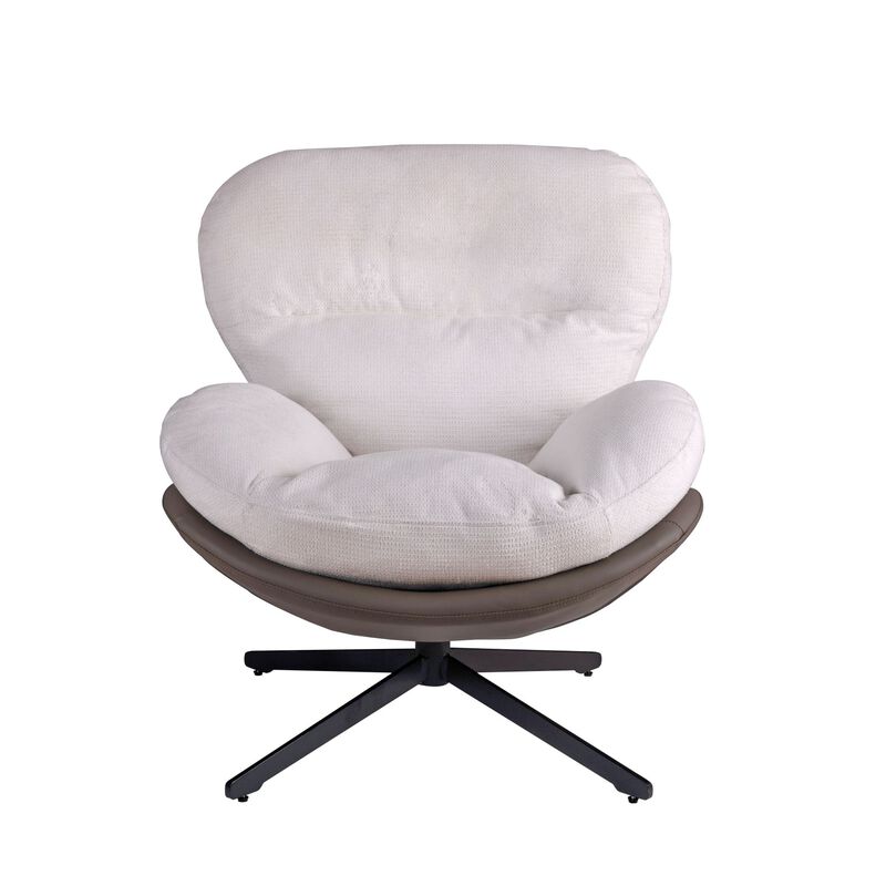 Merax 360° Degree Swivel Reading Chair Accent Chair