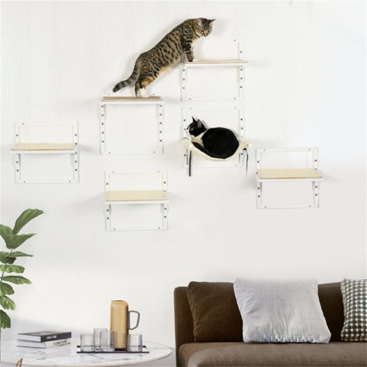 Cat Tower Multi-Level Climbing Structure with Scratching Posts and Cozy Perches for Cats