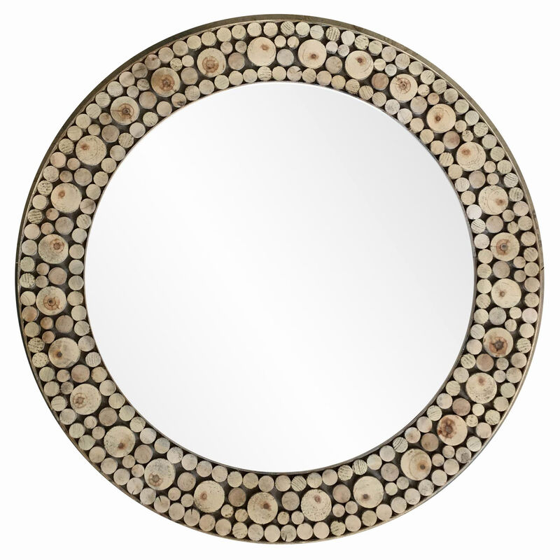 Wooden Wall Mirror