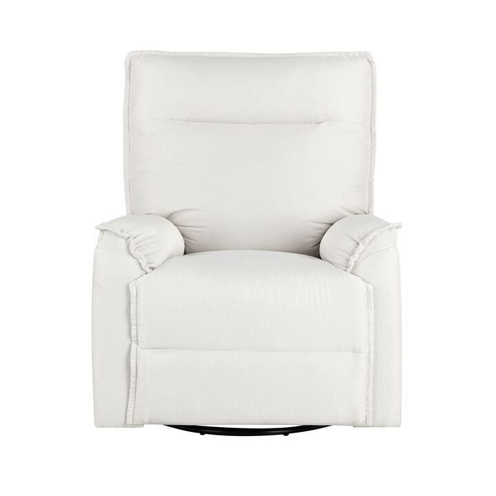 Merax Swivel Upholstered Manual Recliner Chair